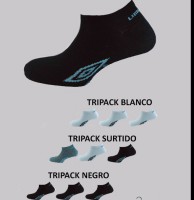 PACK 3 PARES DE CALCETINES UMPRO INVISIBLES