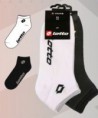 PACK 3 PARES CALCETINES LOTTO SPORT  TENNIS HOMBRE